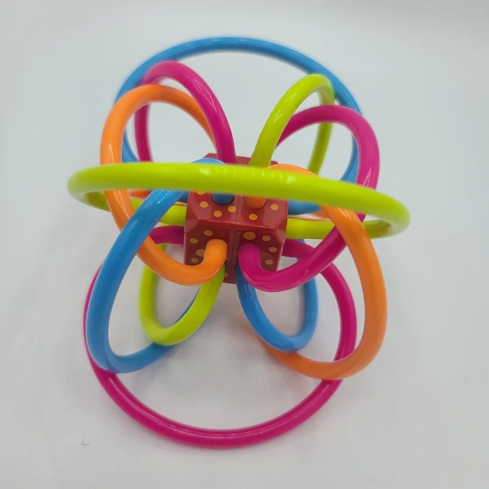 Manhattan Toy Winkel Rattle and Sensory Teether Activity Baby Toy #2